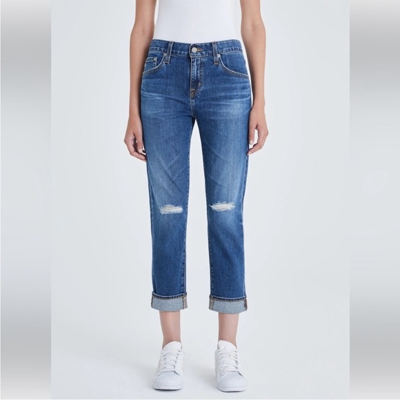 AG Ex-Boyfriend Slouchy Slim Boyfriend Jean 11 Years Interrupted Casual Women 26 - Picture 1 of 11